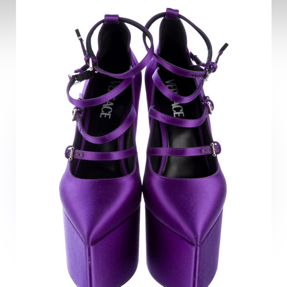 Versace Satin Pumps
